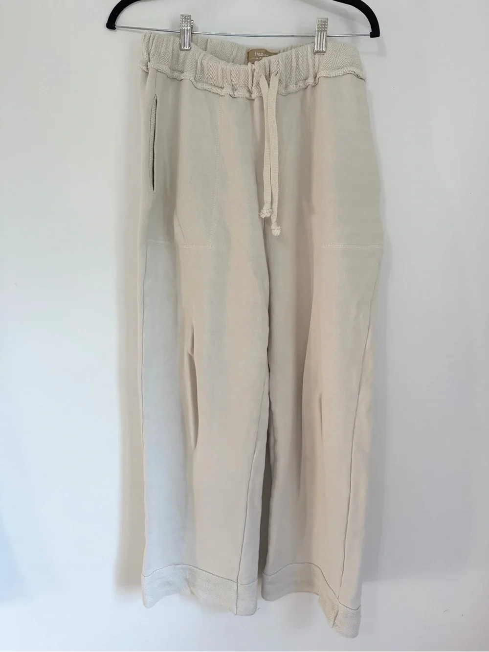Free-est free people sweatpants white size medium lounge